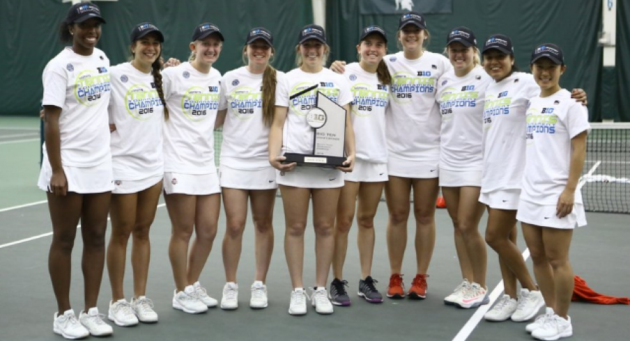 The women's tennis team earned its first ever Big Ten Tournament title. 
