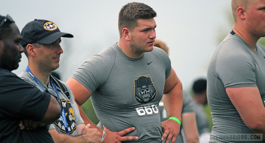 Josh Myers at The Opening regional camp in Columbus.