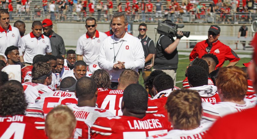 Urban Meyer will hit the camp circuit in June.