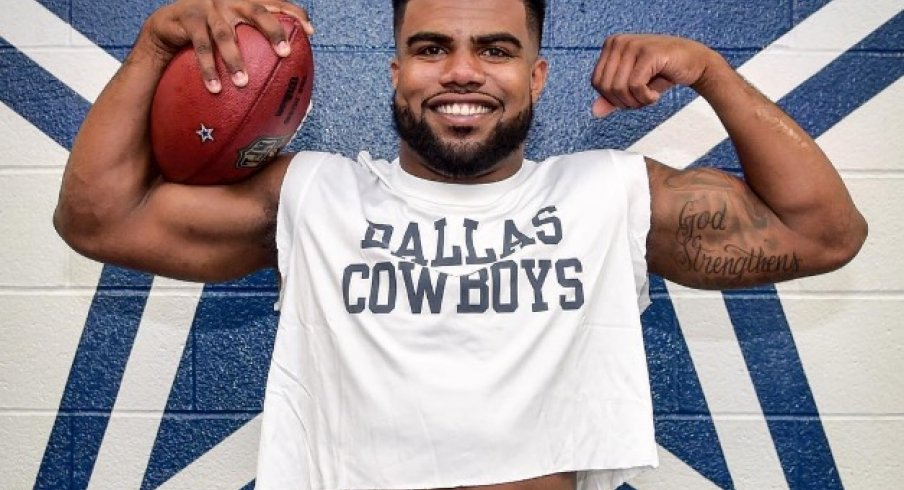 dallas cowboys half and half jersey