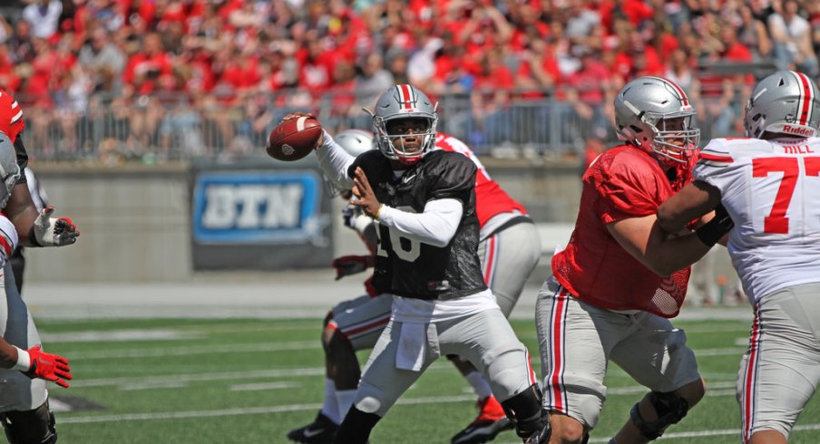 J.T. Barrett's shift in focus allowed him to complete his mission of improving this spring.