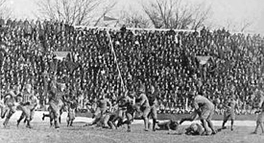 Oberlin upset Ohio State, 7-6, in 1921.