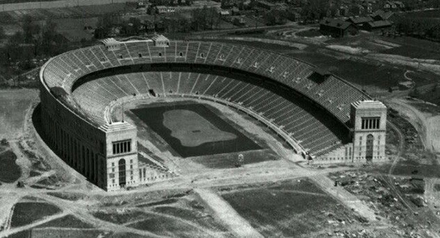 The majestic Ohio Stadium opened in 1922.