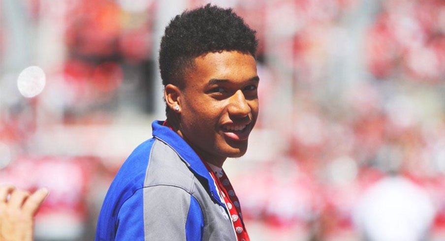 Kellen Mond at the Ohio State spring game.