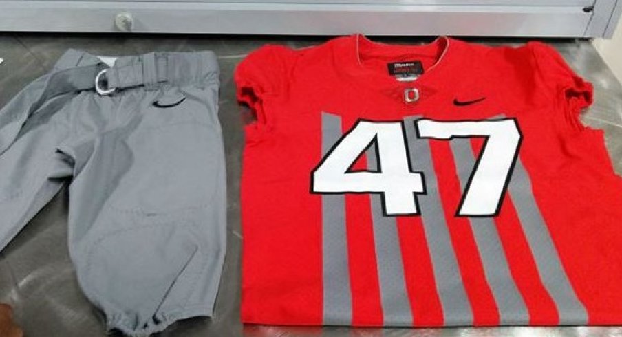 Photo: Possible chic harley Ohio State jerseys.