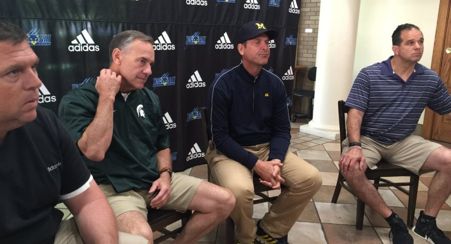 Jim Harbaugh and Mark Dantonio