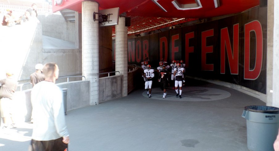 Cleveland Browns set to hold scrimmage at Ohio Stadium.