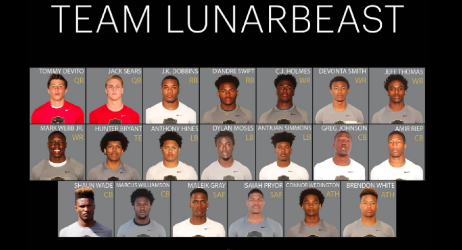 All of Ohio State's current commits will be on the Lunarbeast 7 on 7 team.