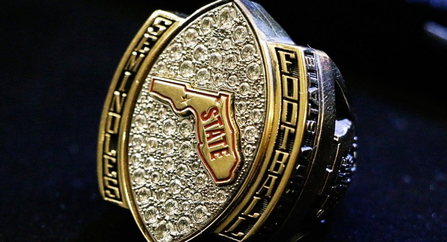 Florida State gave its football team Florida state championship rings Monday.