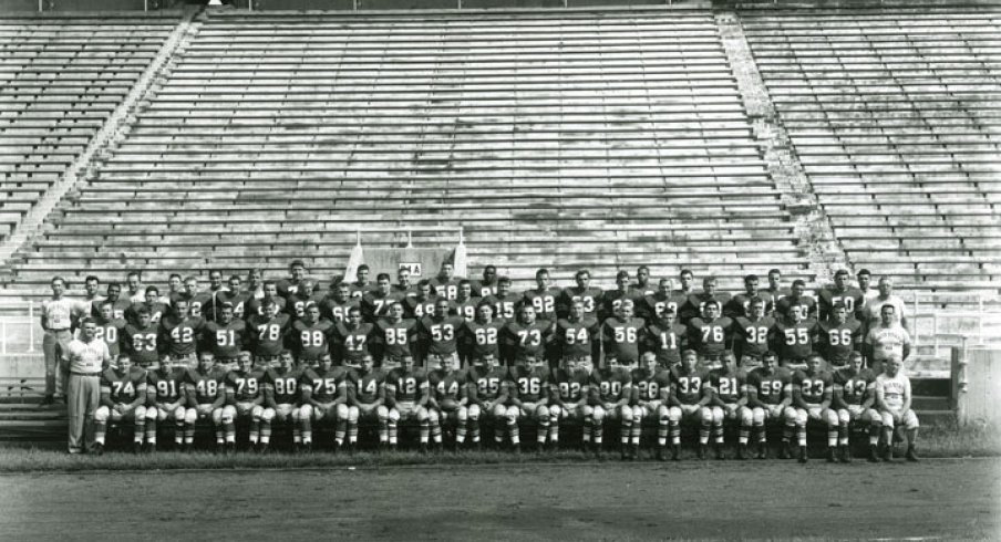 The 1952 Ohio State University football team.