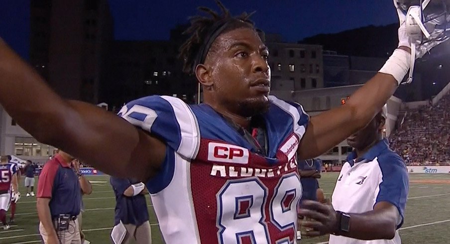 Video: Duron Carter, CFL receiver and son of Cris Carter, knocks