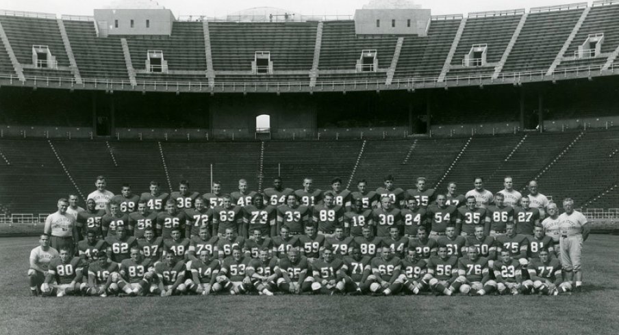 The 1955 Ohio State University football team.