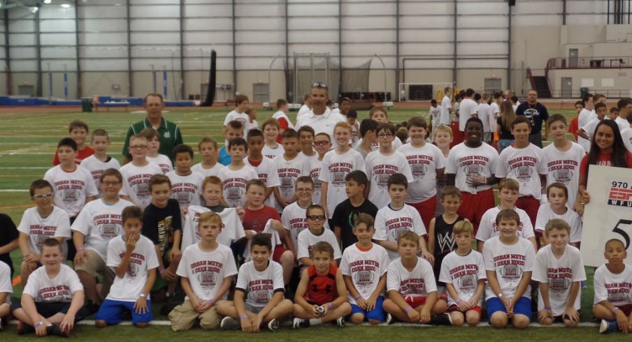 Urban Meyer and Dean Hood hosted their annual youth camp Wednesday in Geneva, Ohio.
