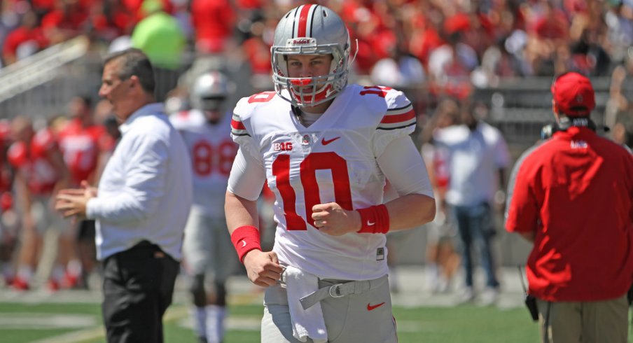 Picking three things each Ohio State quarterback needed to improve upon this offseason.
