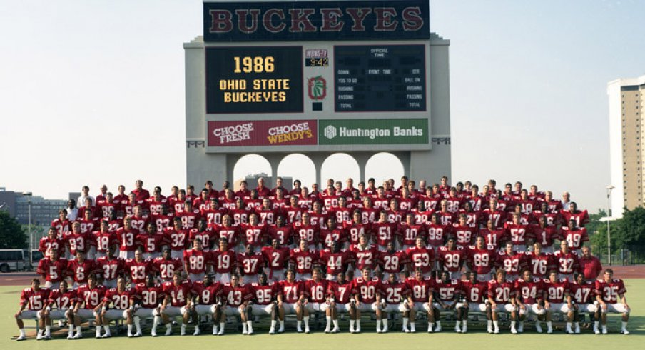 The 1986 Ohio State football team.