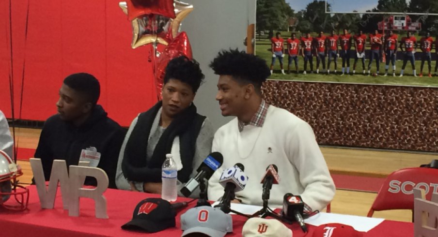 Malik Harrison on signing day