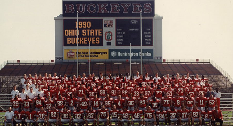 The 1990 Ohio State University football team.