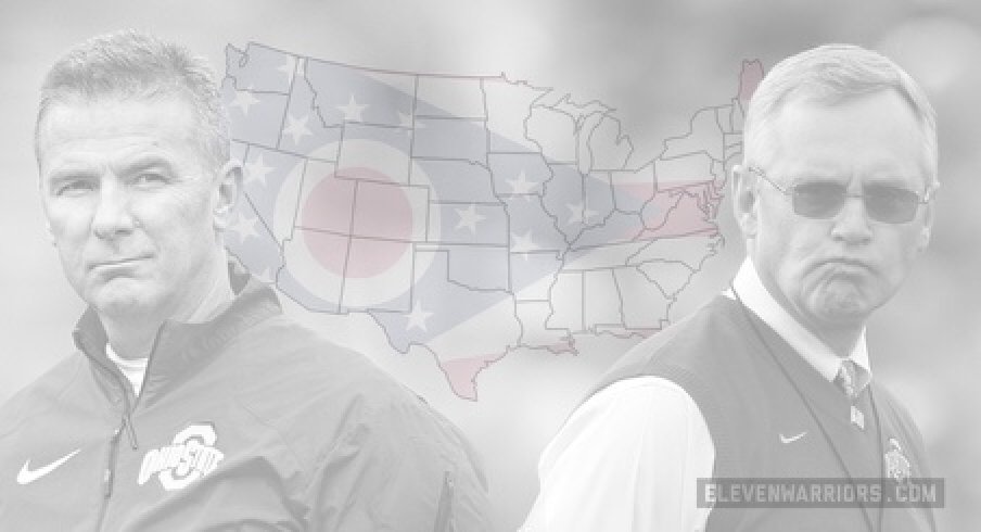Urban Meyer and Jim Tressel