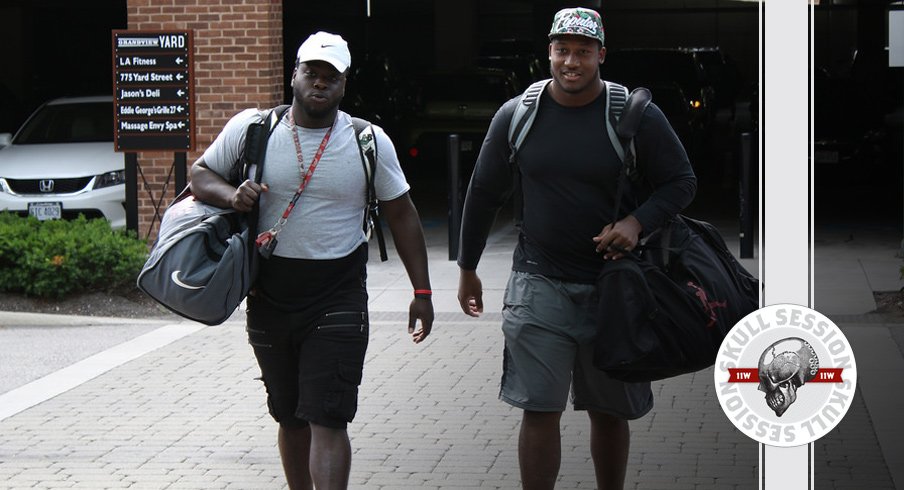 Robert Landers and DaVon Hamilton brought bags for the August 12th 2016 Skull Session