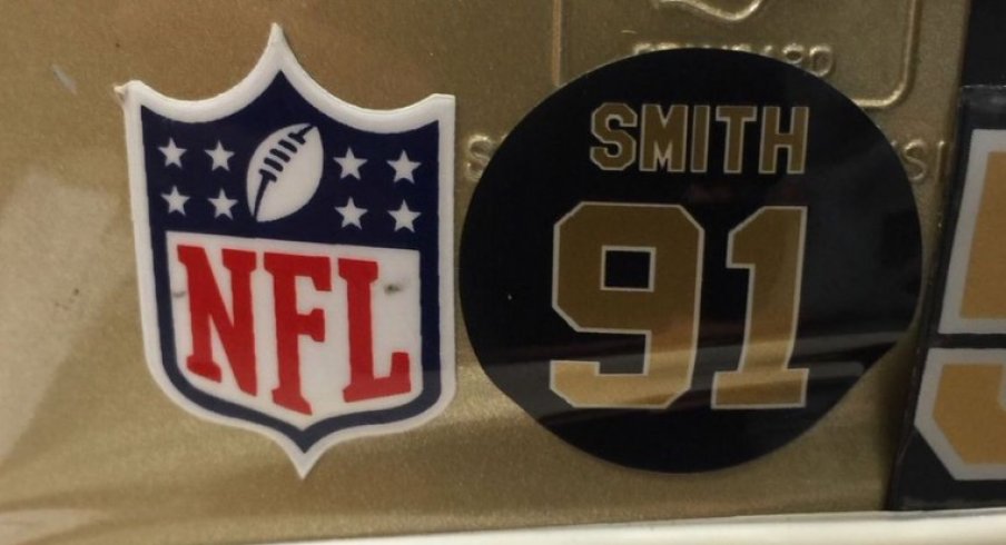 Photo: New Orleans Saints Will Smith Decals