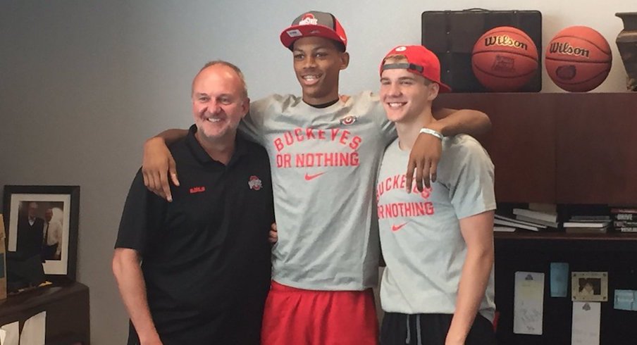 Darius Bazley, Justin Ahrens commit to Ohio State. 