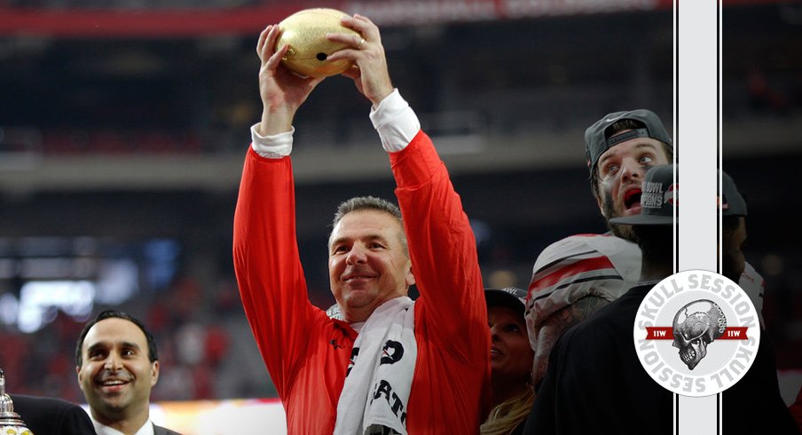 Urban Meyer brought the hardware for the July 28th 2016 Skull Session