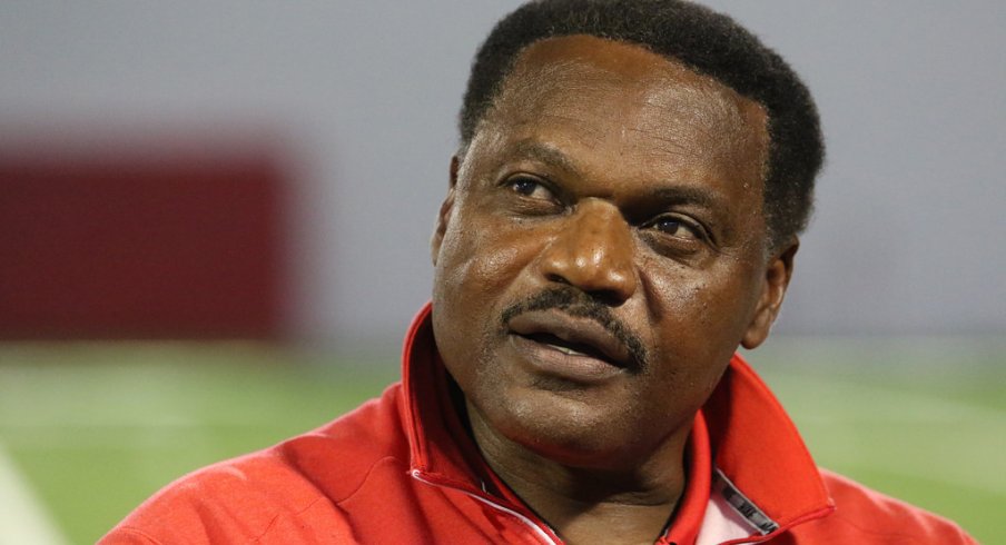 Ohio State defensive line coach Larry Johnson. 