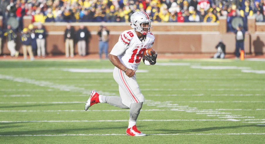 J.T. Barrett Showcasing the Ohio State alternates to be worn against Oklahoma