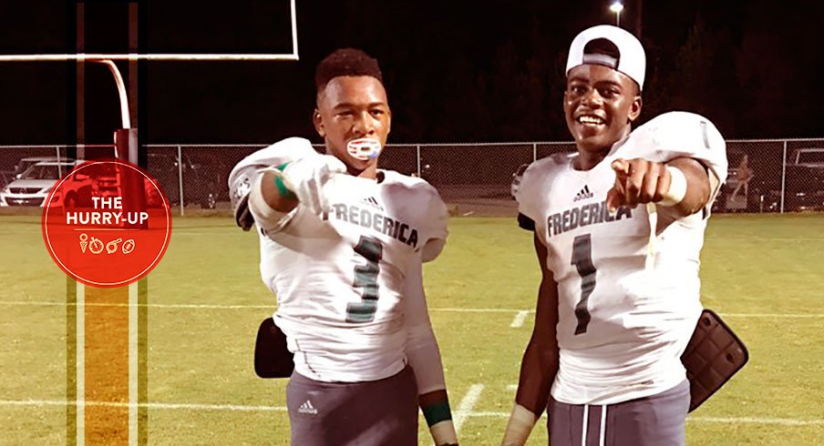 Jaylin Simpson, left, and Jashawn Sheffield