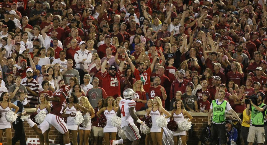 Looking at what would happen if an Ohio State player dropped the ball before crossing the goal line.