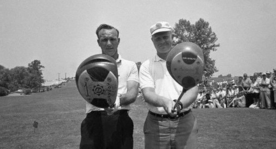 Arnold Palmer and a young Jack Nicklaus