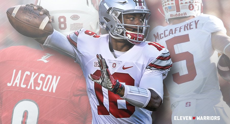 Ohio State quarterback J.T. Barrett is a Heisman Trophy contender. 