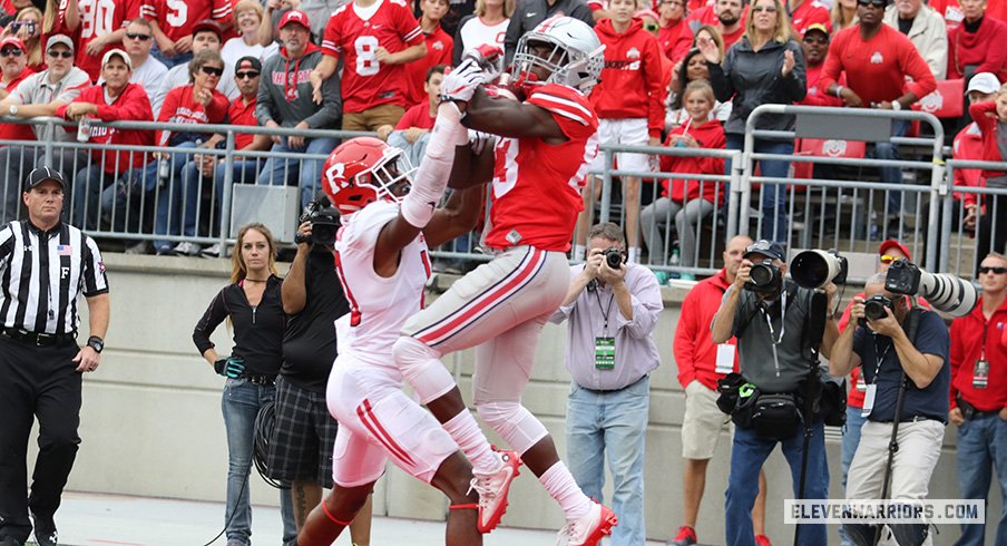 Terry McLaurin hauls in his first-career touchdown against Rutgers.