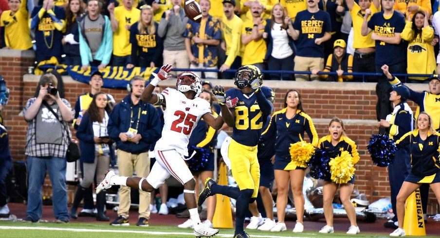 Amara Darboh hauled in the game-winner against Wisconsin.