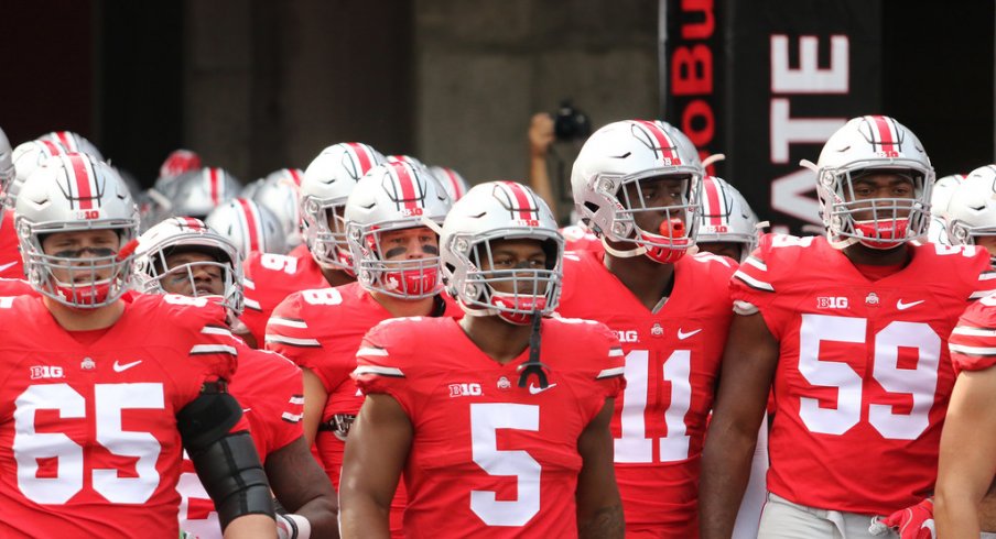 Ohio State takes the field vs. Rutgers.