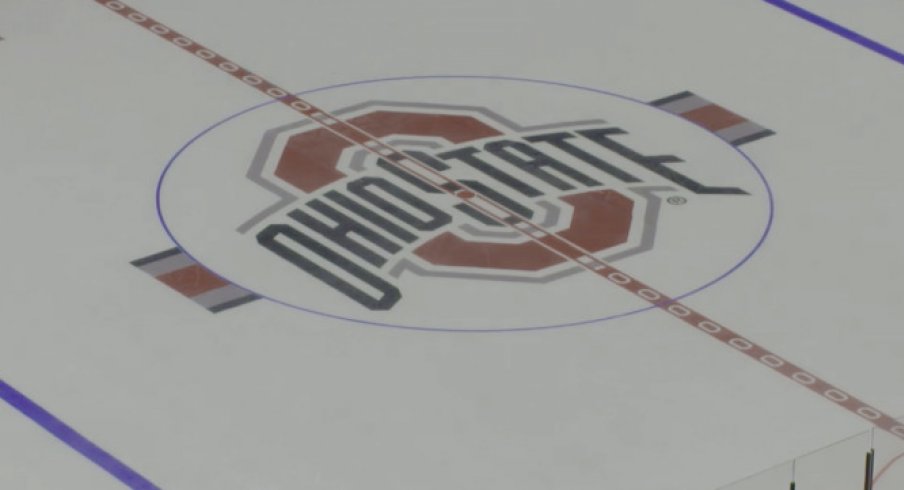 Ohio State's sweet center ice logo