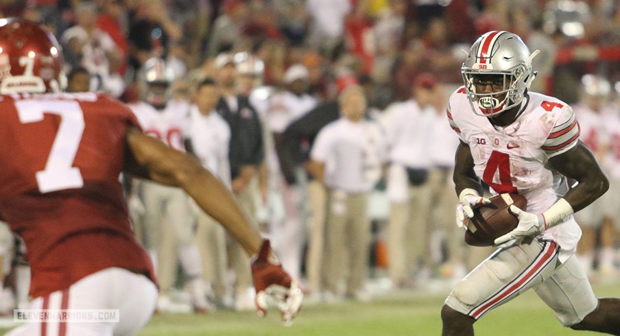 Curtis Samuel is on pace for 1,000 rushing and receiving yards in 2016.