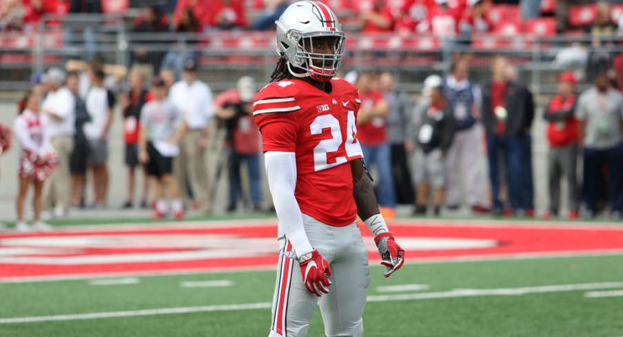 Malik Hooker prepares to play Indiana.