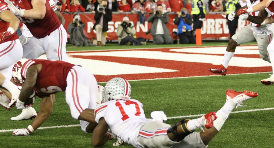 After struggling to stop the run in the first half, Jerome Baker and the Silver Bullet defense stepped things up late against Wisconsin