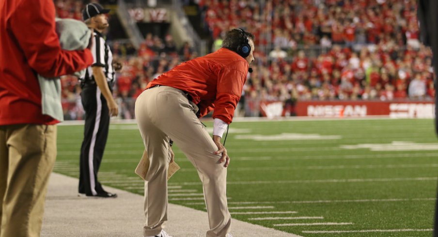 Urban Meyer does not believe he should have been penalized for sideline interference against Wisconsin.