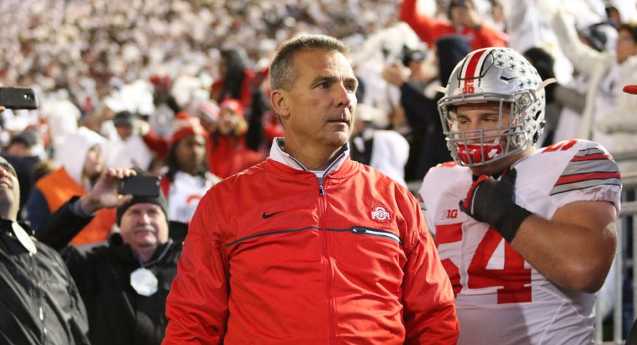 Urban Meyer and Ohio State suffer uncharacteristic screw ups in loss at Penn State.