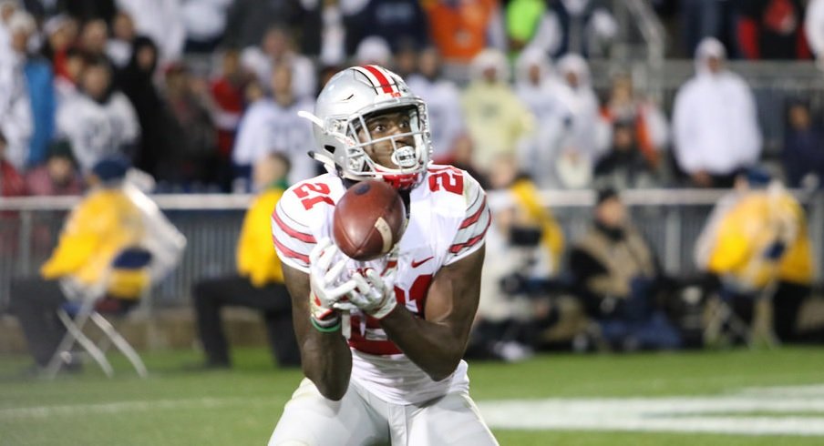 Parris Campbell did not have a great game for Ohio State against Penn State.