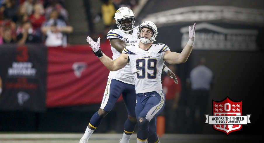 Bosa hits the shrug.