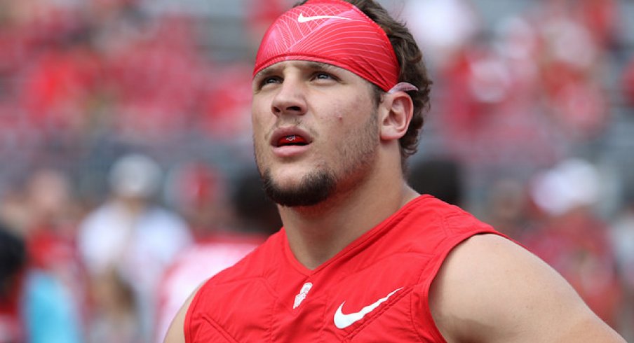 Nick Bosa led the 2016 way against Northwestern.