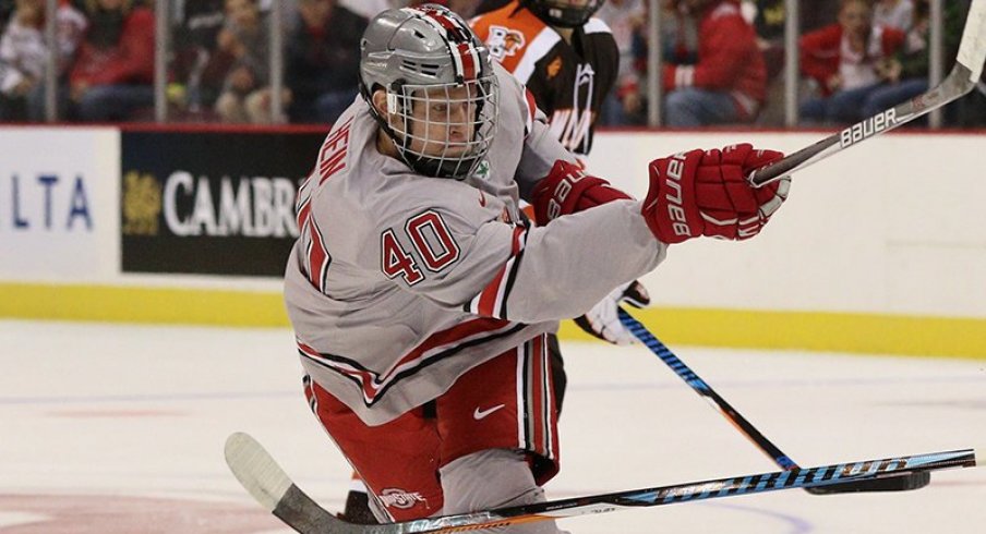 Ronnie Hein netted two goals for Ohio State against Niagara.