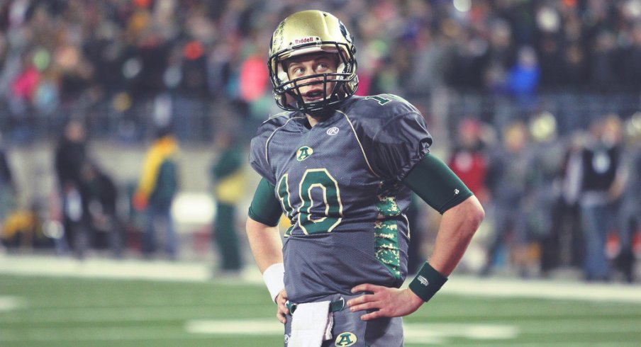 Ohio State quarterback Joe Burrow during the 2014 Division III state championship
