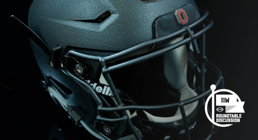 Ohio State will don these nasty helmets in a nod to Chic Harley and the 1916 Ohio State Buckeyes.