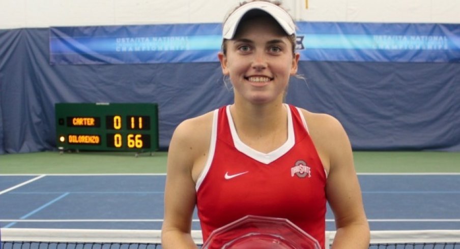 Francesca Di Lorenzo wins second consecutive national indoor collegiate championship.