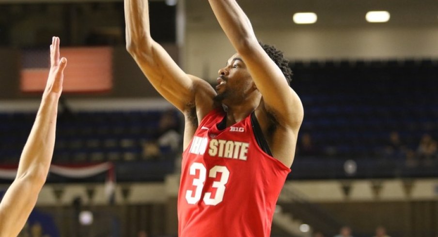 Keita Bates-Diop led the team in scoring and had a double-double.