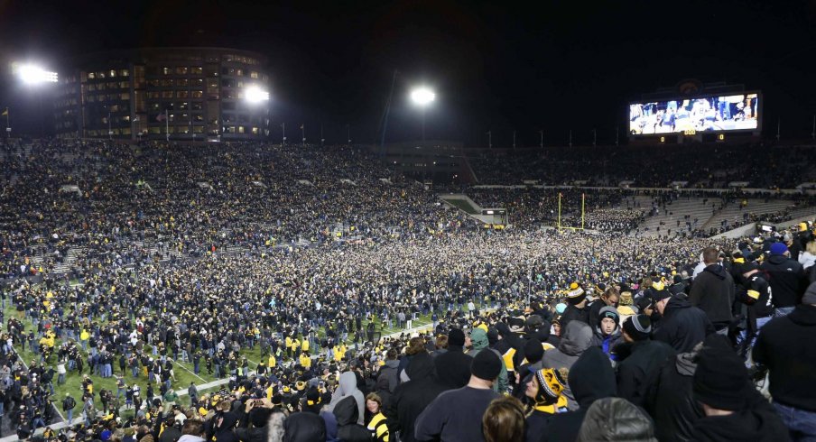 The Wolverines went down at Kinnick.